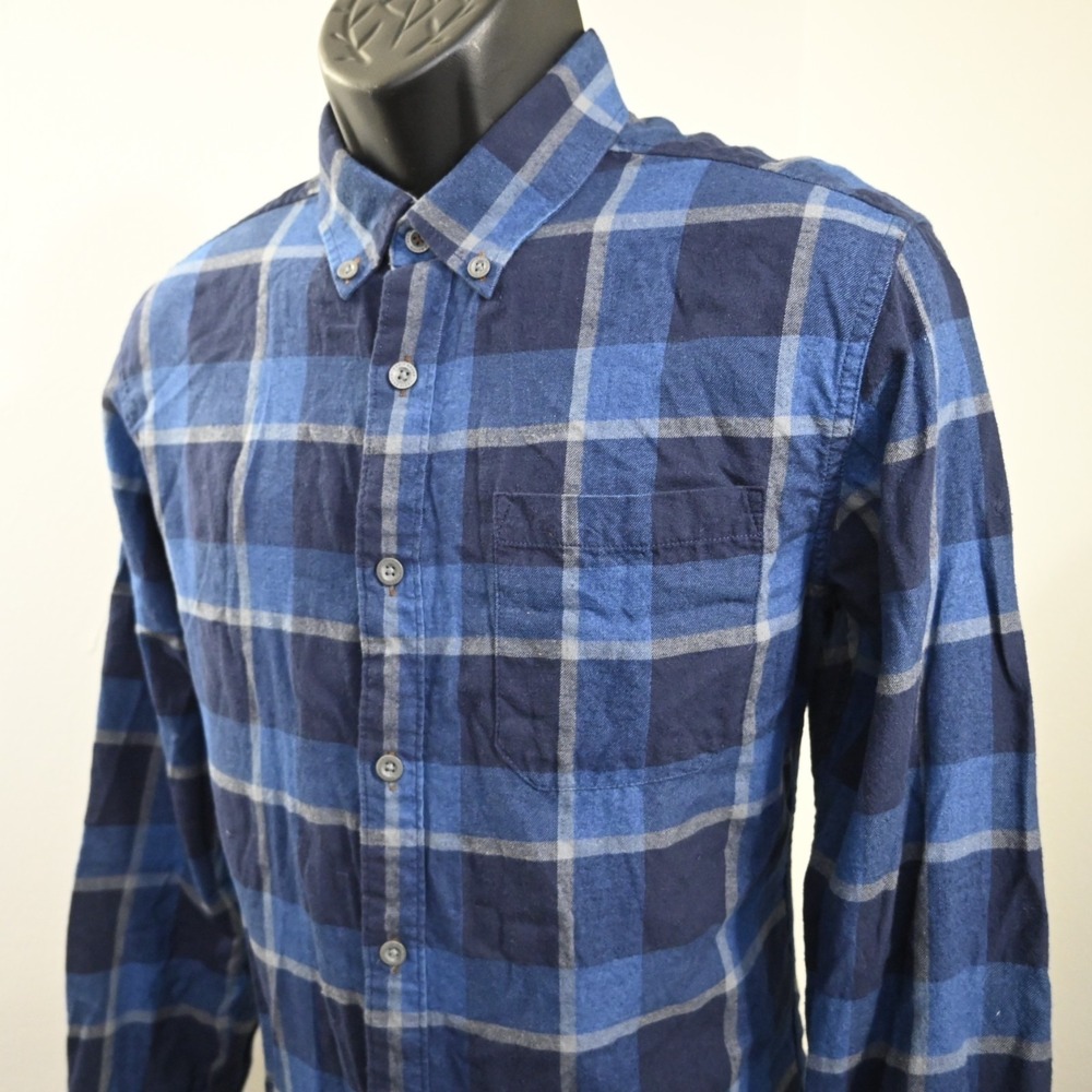 Eddie Bauer Flannel Shirt Classic Fit‎ Plaid Long Sleeve Button Up Mens Medium